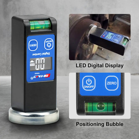 Dead Nuts Precise Digital Magnetic Camber Gauge Wheel Alignment Tool With Bright Led Display For Zero Hassle Tire Inclination Tuning And Smooth Street Rides