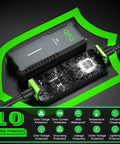Portable Level One And Two EV Charger With 16 Amp Muscle And A Tough 21 Foot Cord Made For Every J1772 Electric Model with safety features.