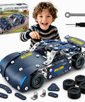 Child assembling Metal Racing Car Kit With 207 Pieces And Real Tools For A Hands On STEM Build Your Own Race Car For Boys 8 12 Teens And Adults