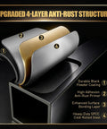 Cross-section of durable stainless steel with 4-layer anti-rust coating for Folding Front Shelf For Recteq Deck Boss 800 Pellet Grill