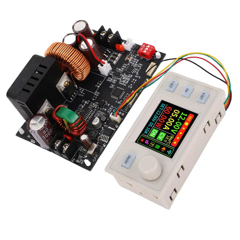 Adjustable 1200W DC CNC Regulated Power Supply for Laboratory Use with digital display and wiring detail