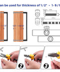 Installation guide for 30 Pack Solid 7-1/2 Inch Kitchen Square Cabinet Handles Matte Black Pulls For Drawers And Cabinets
