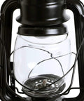 Plug In Wall Sconce Lamp With E27 Base Metal Glass Shade Cozy Soft Light For Living Room Bedroom Bedside And Hotel Home Decor Energy Saving Lantern Style Wall Light with black metal frame and large glass shade