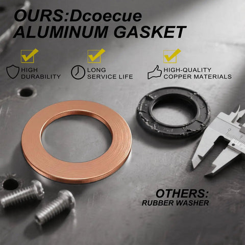 15 Pack 14mm Copper Oil Drain Plug Gasket Washers Replacement Set For Leak Free Seals High Temperature Durability Corrosion Resistant M14 Engine Maintenance Kit, copper washer