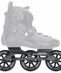 90 Millimeter Inline Skate Wheels For Speed Skating, 88A Outdoor Replacement Wheels, Set Of Four, Grippy Long Lasting