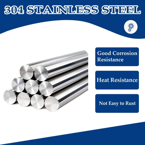 Durable 12 Pack 3mm By 300mm Stainless Steel Round Rods Dope For DIY Projects And Metalworking Apalie 304 Stainless Steel