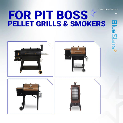 Various Pit Boss pellet grills and smokers, compatible with Upgraded RTD Temperature Probe Sensor For Pit Boss Pellet Grills And Smokers.