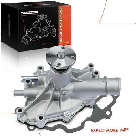 Engine Water Pump With Gasket For Ford V8 5.0L 5.8L OHV Rugged Direct Fit For Bronco F Series Econoline 1987 1996 Replacement E7TZ8501A