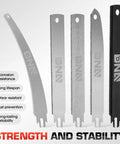 Multi Blade Hand Saw Set With Quick Change Clamp For Wood Metal Plastic Plywood Hacksaw And Handsaw Tools replacement blades and cover