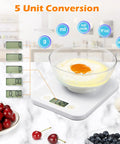 Digital Food Scale With Nutritional Calculator And Free App To Track Calories Macros Vitamins And Minerals in kitchen
