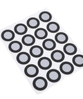 200 Pcs 3D Scanning Markers 12mm Inner Diameter, 19mm Outer Diameter, High Reflectivity Waterproof Dots For Motion Capture And Gait Analysis, Precise 3D Positioning Targets With Reflective Technology on a marker sheet