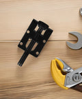 Four Piece Adjustable Furniture Leveling Feet With Sidmount Design, Heavy Duty PVC And Steel Anti Slip Support Legs, 70mm Black