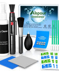 10 In 1 Pro Grade Camera Lens Cleaning Kit With Air Blower Lens Cleaner Pen Retractable Wool Soft Brush Sensor Cleaning Swabs