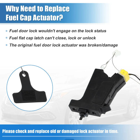 Fuel Door Lock Actuator 81590-3S000 For Hyundai Sonata 2009-2014 And Hybrid 2011-2015 with replacement instructions