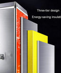 30 Liter Commercial Water Boiler With Auto Refill And Dual Filtration, detailed view of three-tier design and energy-saving insulation.