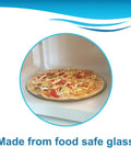 13.5 Inch Glass Microwave Turntable Tray Replacement For Frigidaire Models 5304464116 5304509621 Fits FF MV Series with pizza
