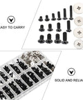 Rock Solid 360Pcs Rust Proof Flat Head And Countersunk Computer Screws M2 M2.5 M3 Stainless Steel Hardware Assortment Kit on display