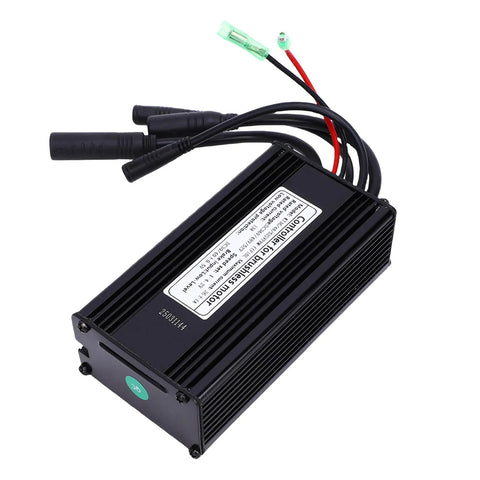 Electric Bike Motor Controller 36V 48V 52V Compatible 500W 750W Sine Wave Brushless Controller With Waterproof Connector