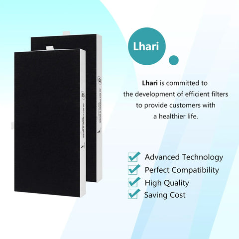 HRF-G True HEPA Replacement Filter 2-Pack For Honeywell HPA020, HPA030, HPA075, HPA080, HPA175, And HPA180 Series Air Purifiers - G1/G2 Compatible displayed on packaging with benefits listed.