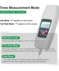 Pro Grade Push And Pull Tester Meter Mini Dynamometer With Four Measurement Units Backlit Display Buzzer Alarm High Accuracy KF-500 Ideal For Lab And Workshop Use Easy Calibration And Real Time Force Reading, digital hand-held