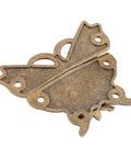 Antique Bronze Butterfly Hasp Latch 59x53mm Lock For Jewelry Box Cabinet And Vintage Furniture Hardware
