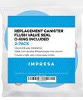 Packaging for Toilet Canister Flush Valve Seal And Ring Kit Compatible With American Standard Champion 4 And Eljer 4