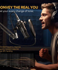 XLR Condenser Microphone With Cardioid Pattern, Boom Arm And Pop Filter For Streaming And Podcasting, Great For Vocals And Music