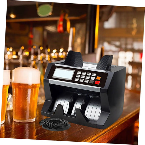 Two Pack Cash Counter Wheel Accessories near a cash machine at a bar for fast, smooth money handling in banks and supermarkets