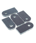 Badass Weld On Chassis Tabs Featuring Three Eighth Inch Center Holes Crafted From Heavy Duty Quarter Inch Steel Pack Of Five