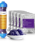 Color Changing DI Resin Cartridge For Reverse Osmosis System Gives You Straight Up 0 TDS And 0 PPM Purity Water With Badass Mixed Bed Resin That Turns Tap Into Perfect Sip Smooth Flow And Easy Swap Design Keeps Things Running Like A Charm At Home with mixed bed resin pouches.