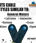 IM1KIT1 Transmission Shift Cable Bushing Repair Kit For GM Automatic Transmissions with compatible GM models listed