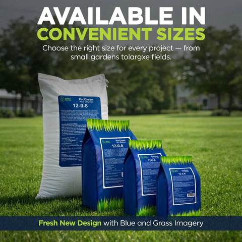 Easy Spread Lawn Fertilizer With Iron For Deep Green Color And Stronger Roots Granular Turf Food For Spring Boost in 4 bag sizes