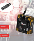 RC Car Motor Cooling Fan Heatsink 28000RPM ESC Cooling Fan For 1/8 1/10 1/12 Scale 540 550 Brushless Motors shown with connector