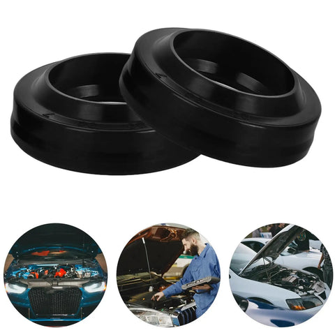 Tire Changer Cylinder Seal Kit 2 Pack With Dust Seal Durable Plastic Replacement Parts For Quick Easy Plug and Play Installation And Dust Protection Compatible With Most Tire Changer Machines, black seals