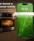 Real Time Home Energy Monitor That Keeps Tabs On Power Draw And Slashes Monthly Bills With Chill Plug And Play Setup For Solar Panels And Net Metering Arrays displayed on a smartphone with oven notifications.