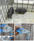Heavy Duty Hog Ring Pliers Kit With 600 Galvanized Steel Hog Rings Nail Groove Clamp For Animal Cages Wire Fencing