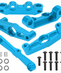 Beefy Aluminum Steering Knuckle Kit And A-Arms Suspension Upgrade For TT-02 1/10 RC Car with mounting hardware and bolts