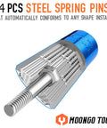 Universal Socket Drill Adapter 7 To 19MM with visible 54 steel spring pins for DIY handyman cool gear gift idea.