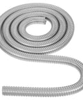 Kickass Stainless Steel Flexible Metal Conduit For Wire Protection 1 Inch X 9.8 Feet coiled silver tubing for outdoor electrical use
