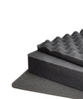 Cushioned sponge inserts for Rugged Plastic Tool Box With Cushioned Sponge Inserts Portable Multi Size Tool Organizer for home and garage.