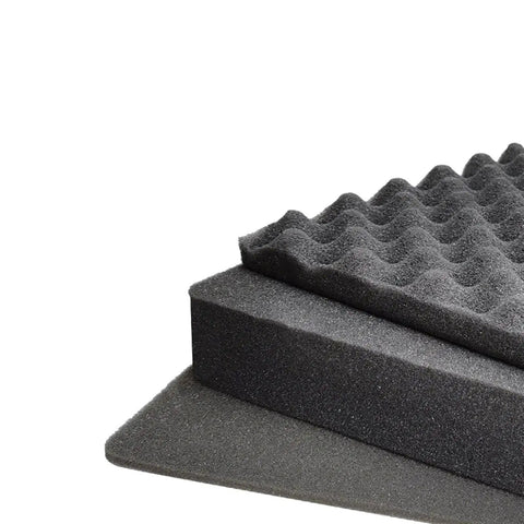 Cushioned sponge inserts for Rugged Plastic Tool Box With Cushioned Sponge Inserts Portable Multi Size Tool Organizer for home and garage.