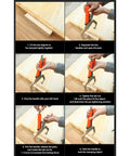 Step-by-step guide on using Super Tough Locking C Clamp Pliers Set Inch Duty Woodworking Face Tool With Rotating Pads For Welding.