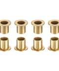 8Pcs Flange Sleeve Bearings 8mm Bore 10mm OD 12mm Length Self Lubricating Sintered Bronze Bushings with 15mm Flange Diameter