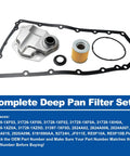 Transmission Filter And Oil Pan Gasket Kit For Nissan Altima Rogue Sentra Juke And Mitsubishi Lancer Outlander CVT RE0F10A JF011E