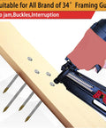 Pro Grade Smooth Shank Framing Nails Bulk Pack Features 2 Inch 2.5 Inch 3 Inch And 3.5 Inch Variants used in framing gun with wood.