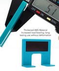 Easy Hinge Mate Quick Door Hinge Jig For Precise 2mm Alignment And Fast Door Jamb Latch Installations Cabinet Hinge Mounting Plate With Magnetic Guide For No Fuss Hinges Cutting, thickened ABS material, magnetic strip, caliper measuring thickness