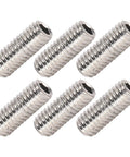 Set Screw Kit, 50 Pieces, A2 70 Stainless Steel Internal Hex Grub Screws M2x3, close-up of screws showing internal hex drive