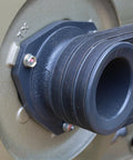 Close-up of 3V335 Rubber V Belts on machinery, showcasing industrial power transmission application.