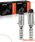 2-Piece Intake And Exhaust Engine Variable Valve Timing VVT Solenoid Kit For Hyundai And Kia Models Including Elantra Coupe And GT Sonata Tucson Veloster Kona Soul Optima Forte Koup Seltos Forte5 displayed with packaging