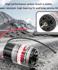 12T 550 Brushed RC Motor for 1 Tenth Scale Traxxas Slash and other RC trucks, shown on rocky terrain backdrop.